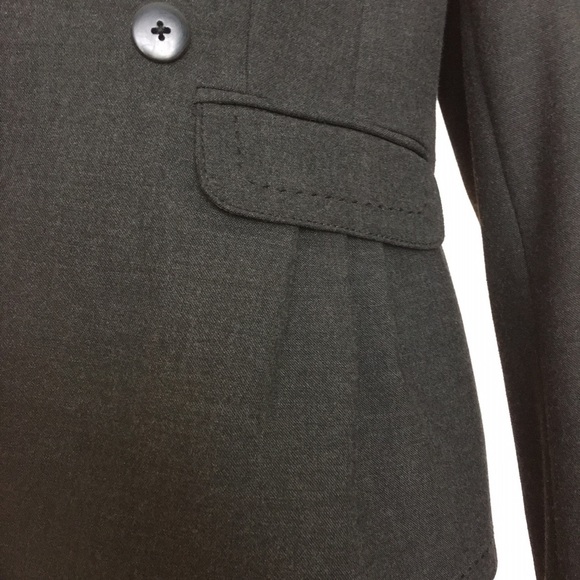 Ann Taylor charcoal shell dress & blazer, lined. - Picture 6 of 6